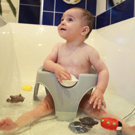 Maudynių žiedas Thermobaby Aquafun, white kaina ir informacija | Maudynių priemonės | pigu.lt