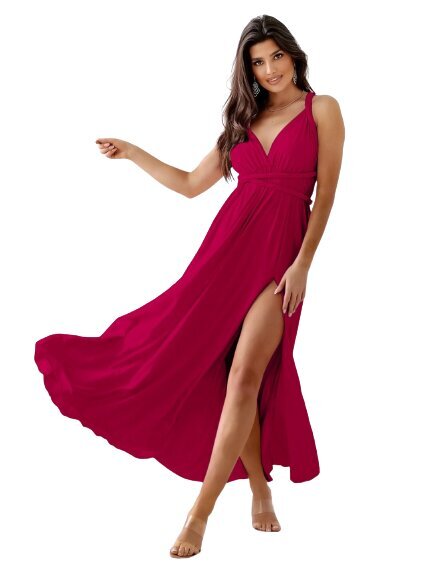 Suknelė moterims Magmac Elsa, raudona цена и информация | Suknelės | pigu.lt