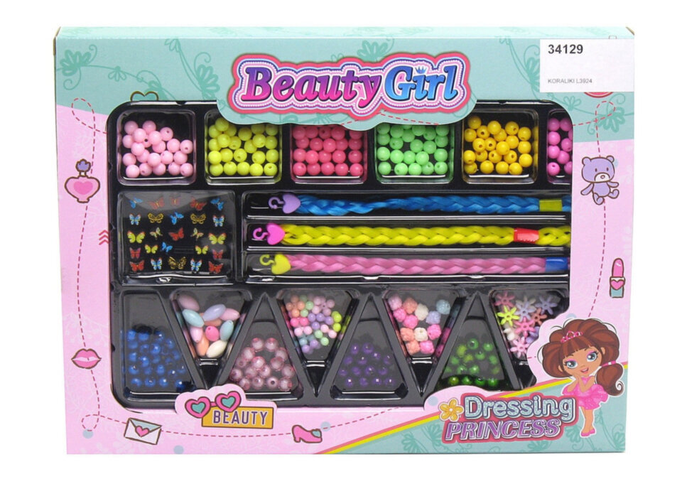Papuošalų gaminimo rinkinys Beauty Girl цена и информация | Žaislai mergaitėms | pigu.lt