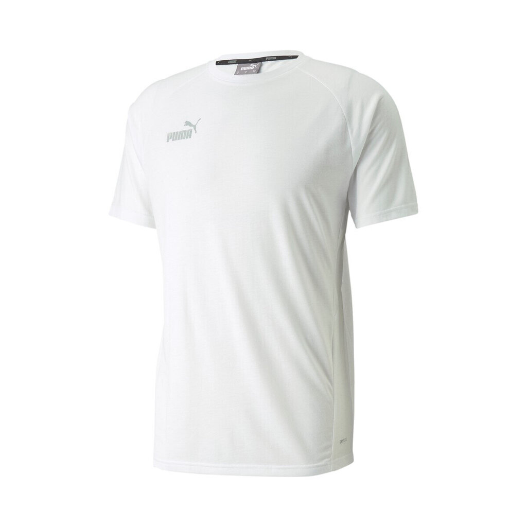 Marškinėliai vyrams Puma 65738533, balti kaina ir informacija | Vyriški marškinėliai | pigu.lt