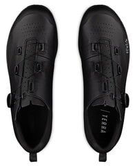 Dviratininko batai Fizik Terra Atlas, juodi, 46,5 dydis kaina ir informacija | Dviratininkų apranga | pigu.lt