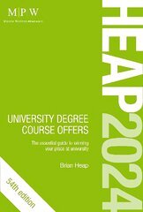 HEAP 2024: University Degree Course Offers 54th edition цена и информация | Самоучители | pigu.lt
