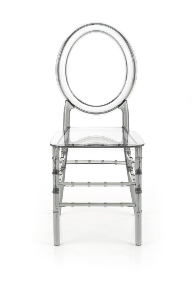 4-ių kėdžių komplektas K513, sidabrinis/skaidrus kaina ir informacija | Virtuvės ir valgomojo kėdės | pigu.lt