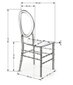 4-ių kėdžių komplektas K513, sidabrinis/skaidrus kaina ir informacija | Virtuvės ir valgomojo kėdės | pigu.lt