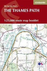 Thames Path Map Booklet: 1:25,000 OS Route Map Booklet 2nd Revised edition цена и информация | Путеводители, путешествия | pigu.lt