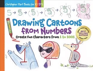 Drawing Cartoons From Numbers: Create Fun Characters from 1 to 1001 цена и информация | Книги для подростков и молодежи | pigu.lt