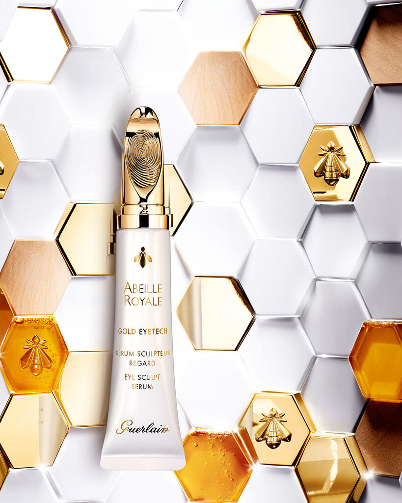 Formuojamasis akių serumas Guerlain Abeille Royale Gold Eyetech 15 ml kaina ir informacija | Paakių kremai, serumai | pigu.lt