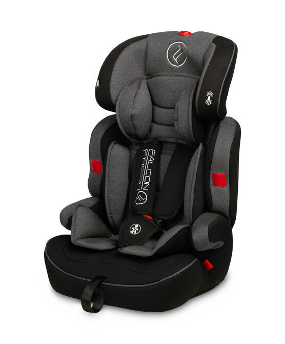 Caretero automobilinė kėdutė Falcon Fresh, 9-36 kg, graphite kaina ir informacija | Autokėdutės | pigu.lt