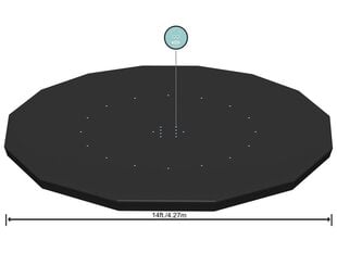 Покрытие для бассейна Bestway, 427 см цена и информация | Аксессуары для бассейнов | pigu.lt