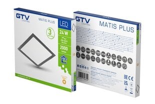 Светильник светодиодный встраиваемый Matis Plus, 3 Вт, 200 Лм, 3000K, IP44 цена и информация | Монтируемые светильники, светодиодные панели | pigu.lt