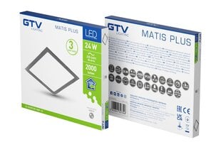 Светильник светодиодный встраиваемый Matis Plus 19 Вт, IP44 цена и информация | Монтируемые светильники, светодиодные панели | pigu.lt