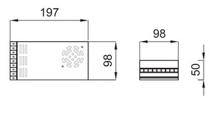 LED maitinimo šaltinis 350W, 12V 29.2A kaina ir informacija | LED juostos | pigu.lt