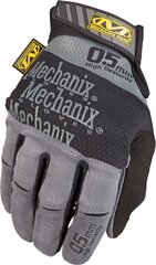 Перчатки Mechanix Specialty Hi-Dexterity 0.5 черные/серые, размер M цена и информация | Рабочие перчатки | pigu.lt