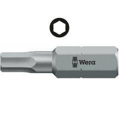 Стандартная бита Wera 840/1 Z HEX-PLUS 3/32 x 25 мм цена и информация | Механические инструменты | pigu.lt