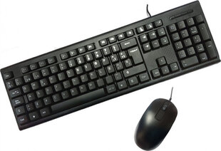 Klaviatūra, pelė CoolBox PCC-KTR-001 kaina ir informacija | Klaviatūros | pigu.lt