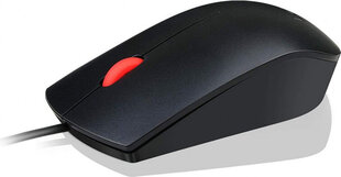 Lenovo Essential USB Mouse wired, Black цена и информация | Мыши | pigu.lt