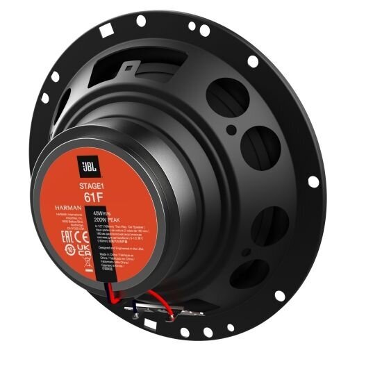 JBL Stage1 61F, juoda kaina ir informacija | Automobiliniai garsiakalbiai | pigu.lt