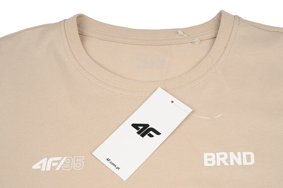 Marškinėliai vyrams 4F, rudi kaina ir informacija | Vyriški marškinėliai | pigu.lt