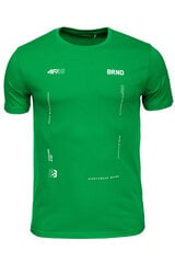 Футболка мужская 4F, зеленая цена и информация | Мужские футболки | pigu.lt