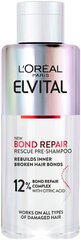 Pažeistų plaukų priežiūros priemonė prieš plovimą Elvital Bond Repair, 200 ml kaina ir informacija | Balzamai, kondicionieriai | pigu.lt