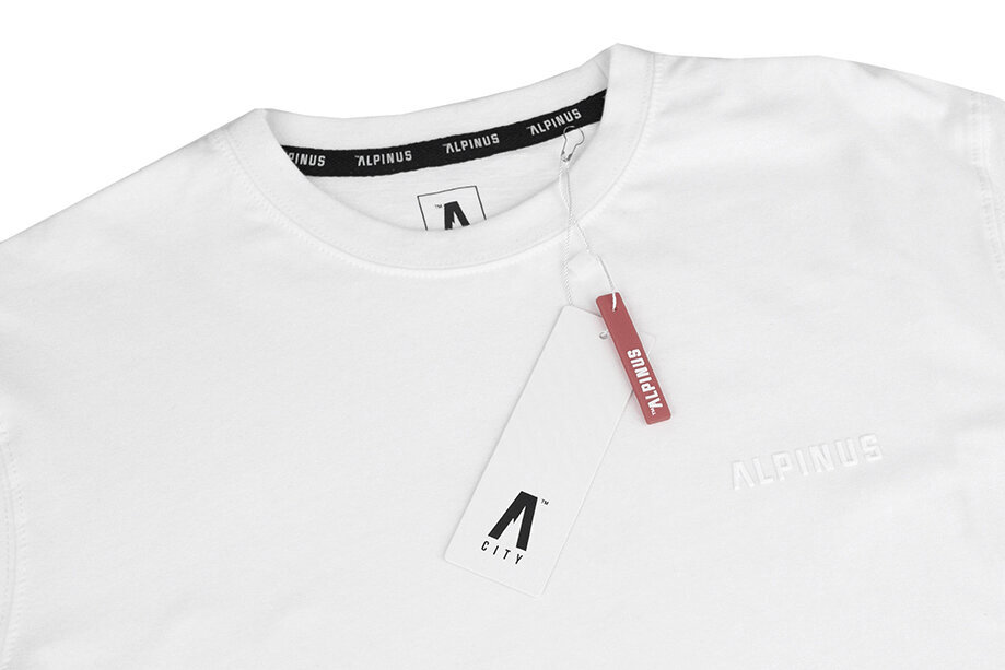 Marškinėliai vyrams Alpinus Como BR18239, balti kaina ir informacija | Vyriški marškinėliai | pigu.lt