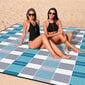 Atsparus smėliui ir vandeniui paplūdimio kilimėlis, 150x200 cm, mėlynas цена и информация | Turistiniai čiužiniai ir kilimėliai | pigu.lt