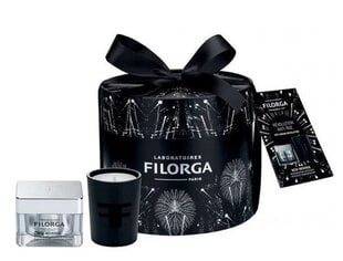 Veido priežiūros rinkinys Filorga: veido kremas, 50 ml + kvapioji žvakė, 70 g kaina ir informacija | Kūno kremai, losjonai | pigu.lt