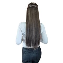 Palaidi plaukų tresai su segtukais rudos spalvos 55 cm, 120 g. 2-30 nr. kaina ir informacija | Plaukų aksesuarai | pigu.lt