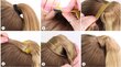 Plaukų uodega šviesios, gelsvos spalvos 85 cm, 100 g, 613 nr. цена и информация | Plaukų aksesuarai | pigu.lt
