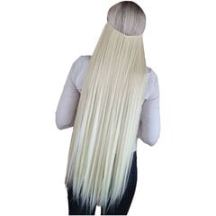 Palaidi plaukų tresai su gumyte šviesios, gelsvos spalvos 80 cm, 110 g. 613 nr. kaina ir informacija | Plaukų aksesuarai | pigu.lt