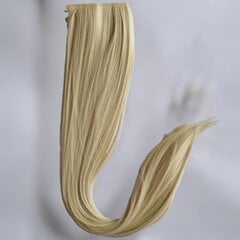 Распущенные локоны на резинке, светлые, желтоватого цвета 80 см, 110 гр. 613 нет. цена и информация | Аксессуары для волос | pigu.lt