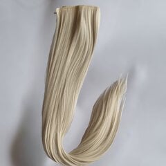 Распущенные пряди на резинке белого цвета 80 см, 110 г. 60 нет. цена и информация | Аксессуары для волос | pigu.lt
