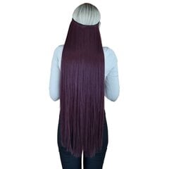 Palaidi plaukų tresai su gumyte raudonos spalvos 80 cm, 110 g. 118 nr. kaina ir informacija | Plaukų aksesuarai | pigu.lt