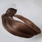 Plaukų uodega rudos spalvos 85 cm, 100 g. 12 nr. цена и информация | Plaukų aksesuarai | pigu.lt