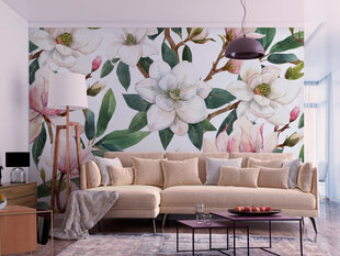 Fototapetai Akvarelinės magnolijos kaina ir informacija | Fototapetai | pigu.lt