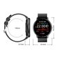 ZL02D Black цена и информация | Išmanieji laikrodžiai (smartwatch) | pigu.lt
