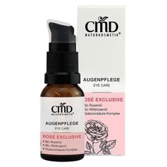 Paakių kremas su hialurono kompleksu CMD Naturkosmetik Rose Exclusive Hyaluron, 15 ml цена и информация | Сыворотки, кремы для век | pigu.lt