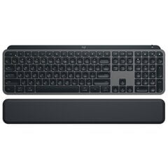 Keyboard Logitech MX Keys S Plus SWE (W), graphite kaina ir informacija | Klaviatūros | pigu.lt