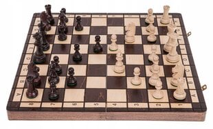 Mediniai šachmatai, 40x40 cm kaina ir informacija | Stalo žaidimai, galvosūkiai | pigu.lt