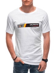 мужская футболка s1848 - белая цена и информация | Футболка мужская | pigu.lt