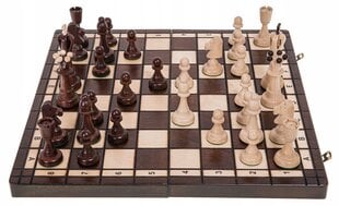 Mediniai šachmatai, 40x40 cm kaina ir informacija | Stalo žaidimai, galvosūkiai | pigu.lt