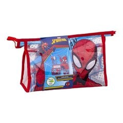 Vaikų tualeto reikmenų rinkinys kelionei Spiderman, raudonas kaina ir informacija | Kuprinės mokyklai, sportiniai maišeliai | pigu.lt