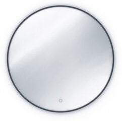 Подвесное зеркало с подсветкой Divissi A, 60x60 см цена и информация | Зеркала в ванную | pigu.lt