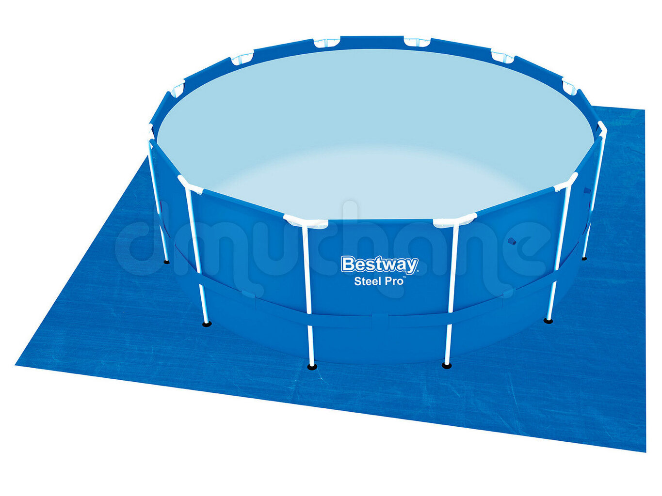 Baseino kilimėlis Bestway, 396x396 cm kaina ir informacija | Baseinų priedai | pigu.lt
