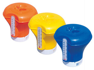 Поплавок, дозатор химикатов для бассейна с термометром. цена и информация | Химия для бассейнов | pigu.lt