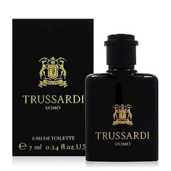 Туалетная вода Trussardi Uomo, миниатюра, 7 мл цена и информация | Женские духи | pigu.lt