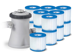 Filtravimo siurblys baseinui Intex, 1250 l/val. + 13 filtrų kaina ir informacija | Baseinų filtrai | pigu.lt