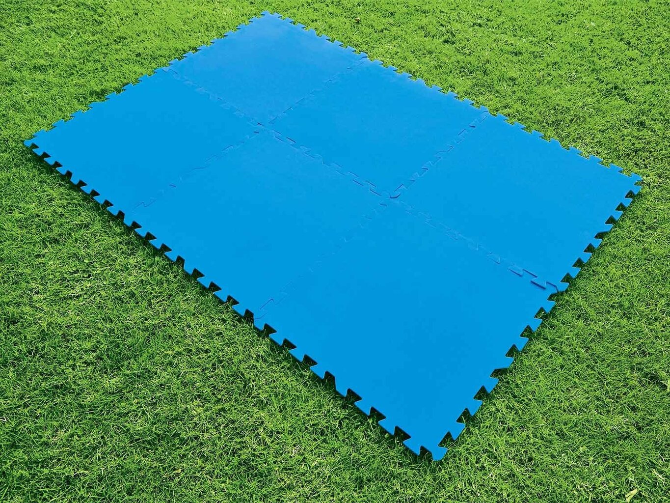 Baseino kilimėlis - dėlionė Bestway, 50x50 cm, 9 dalių kaina ir informacija | Baseinų priedai | pigu.lt