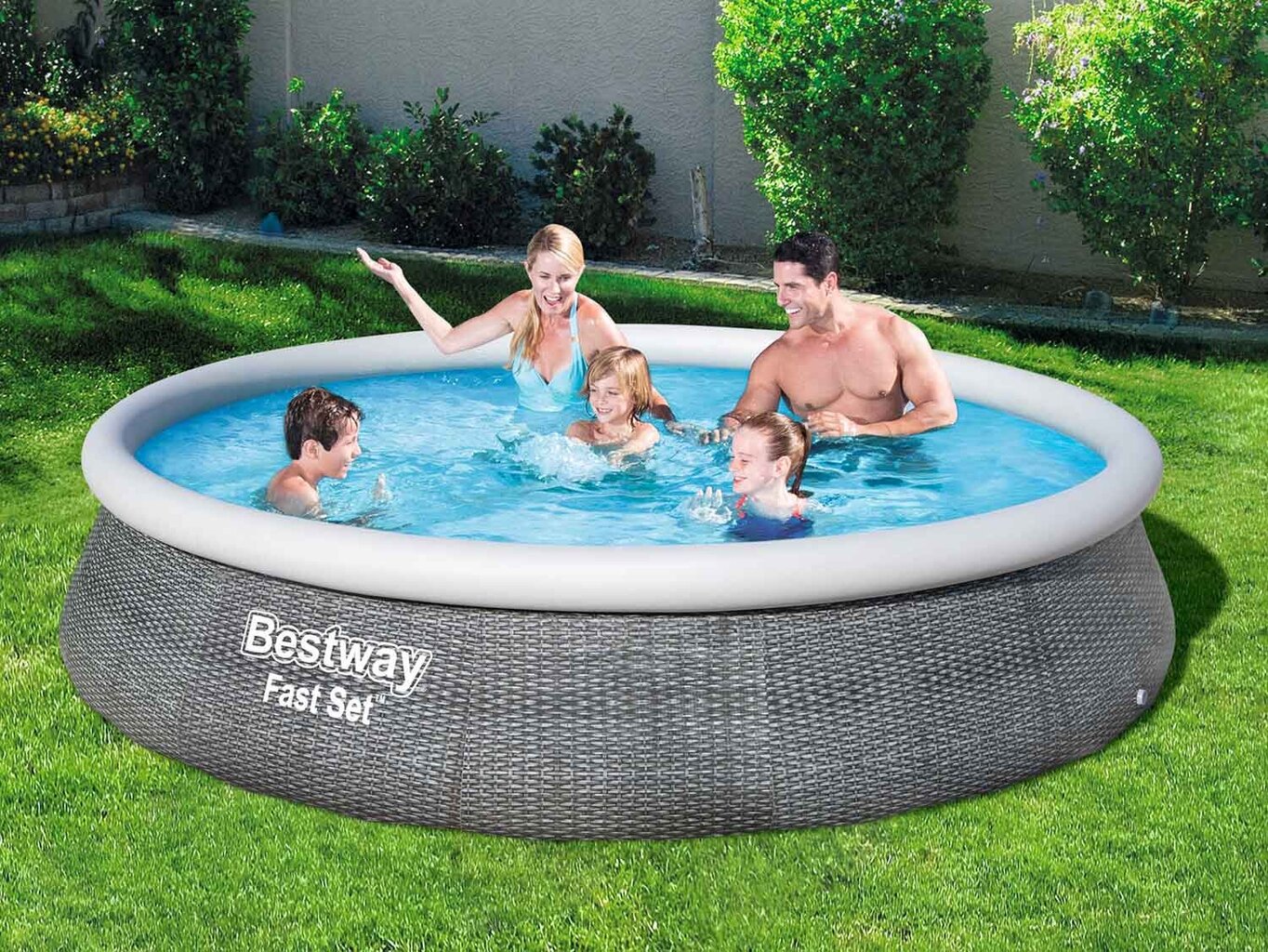 Lauko baseinas Bestway 16in1, 396x84 cm, su filtru цена и информация | Baseinai | pigu.lt