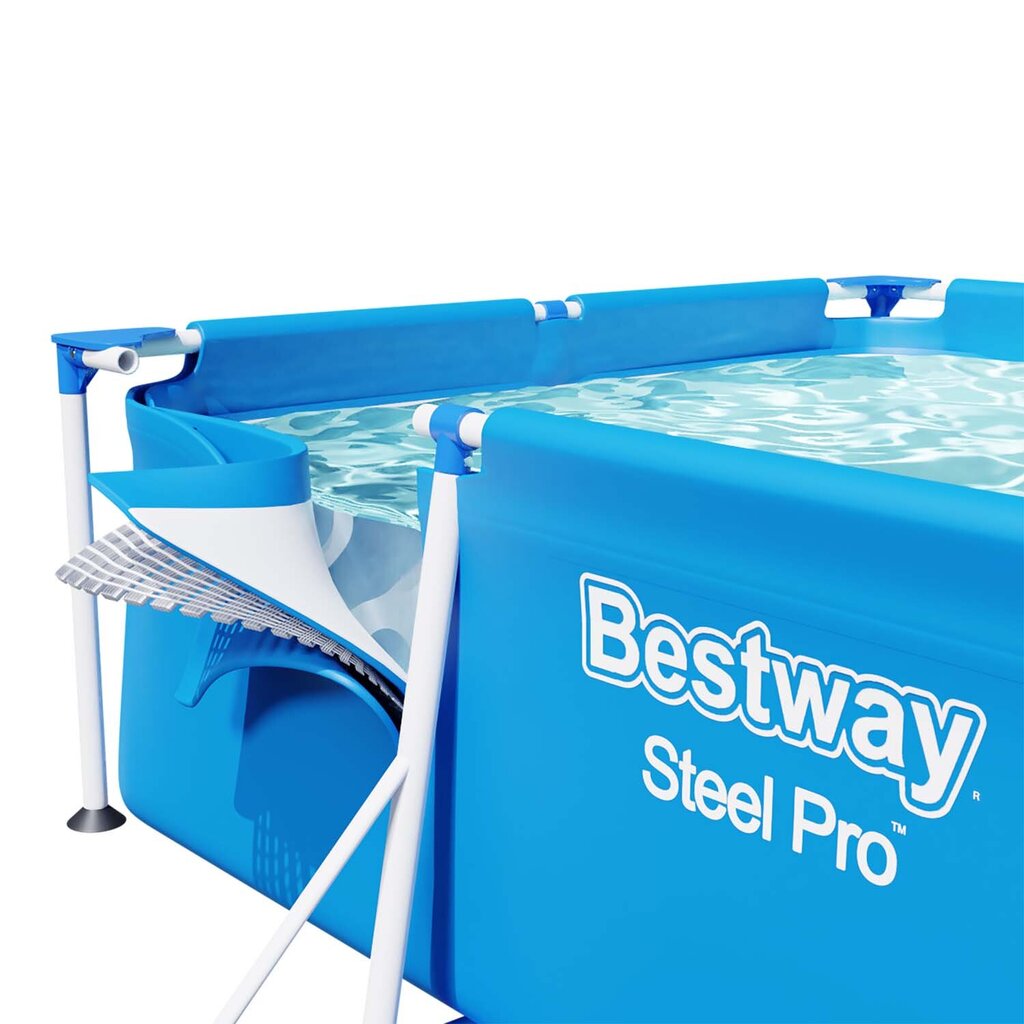 Karkasinis baseinas Bestway 15in1, 400x211x81 cm, su filtru kaina ir informacija | Baseinai | pigu.lt